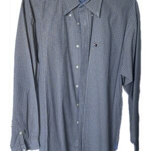 Tommy Hilfiger Blue Checkered Men's Shirt